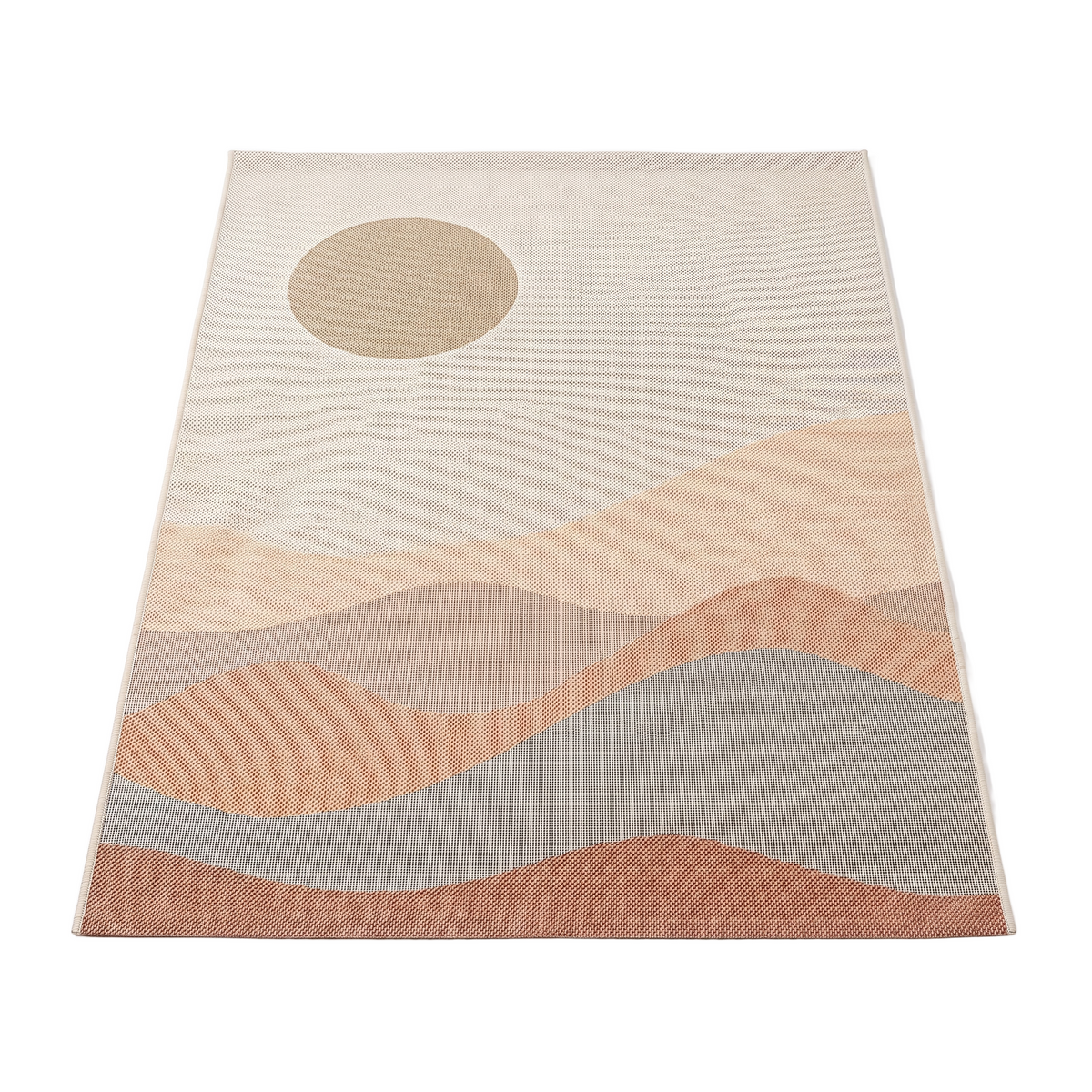 Tapis Hossegor Multico - vue produit fond blanc