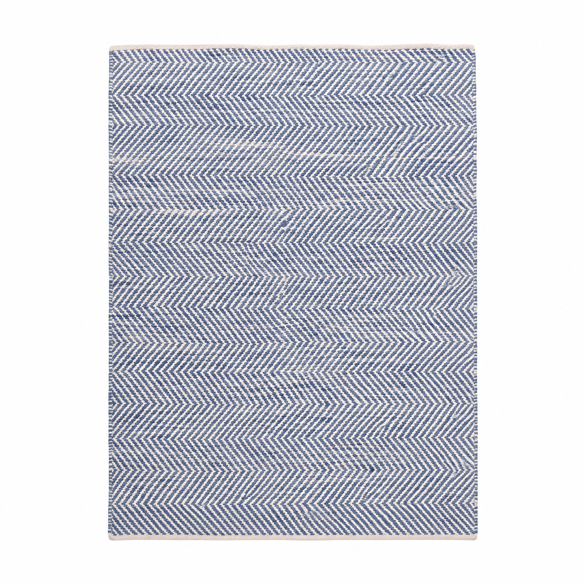 Tapis salon Mougins rouge ou blanc/bleu en cuir