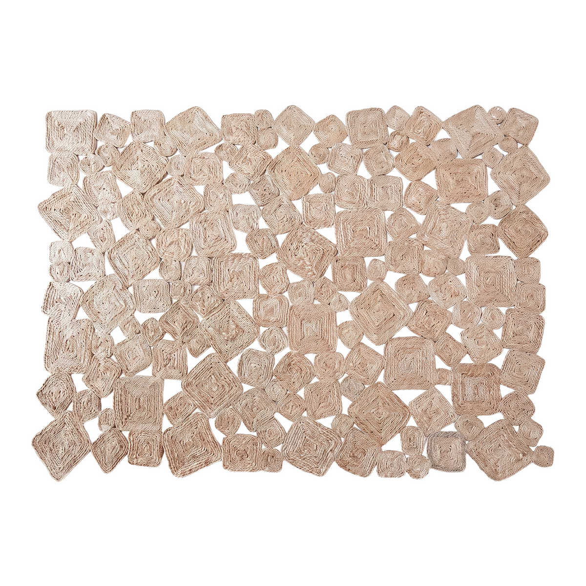 Tapis Cluny Naturel - vue produit fond blanc