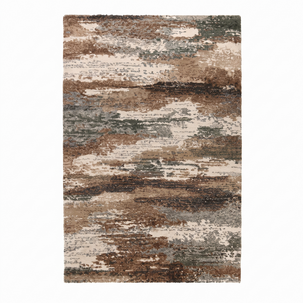 Tapis Giverny multicolore - vue produit fond blanc