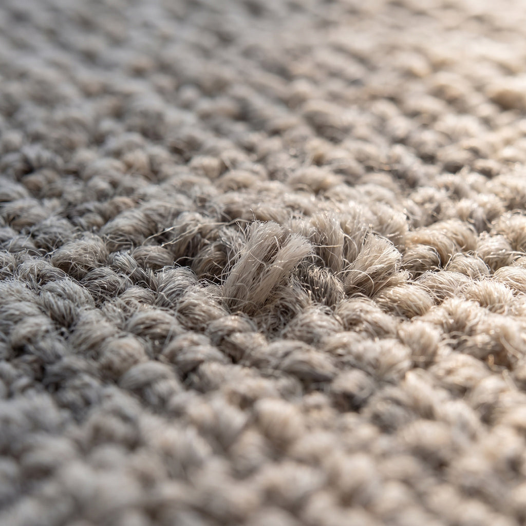 Zoom qualité du tissage du tapis Gordes