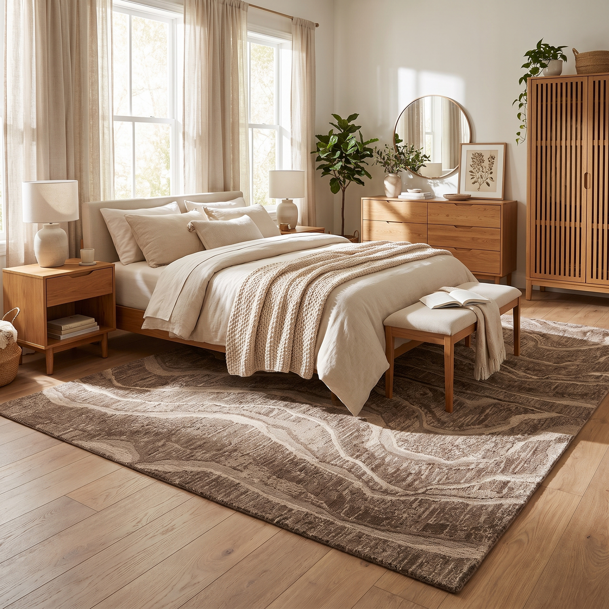 Tapis Annecy - chambre vue large