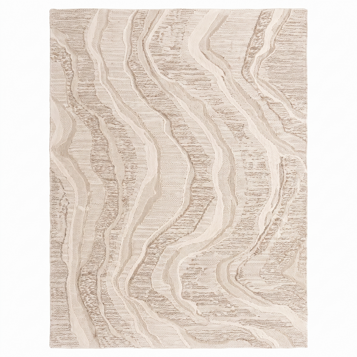 Tapis Annecy Naturel - vue produit fond blanc