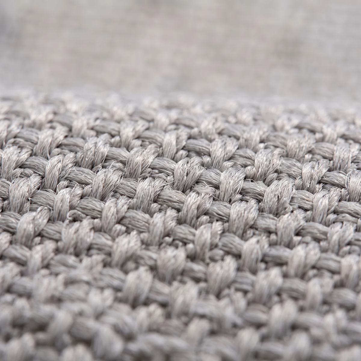 Zoom qualité du tissage du tapis Cassis Perle