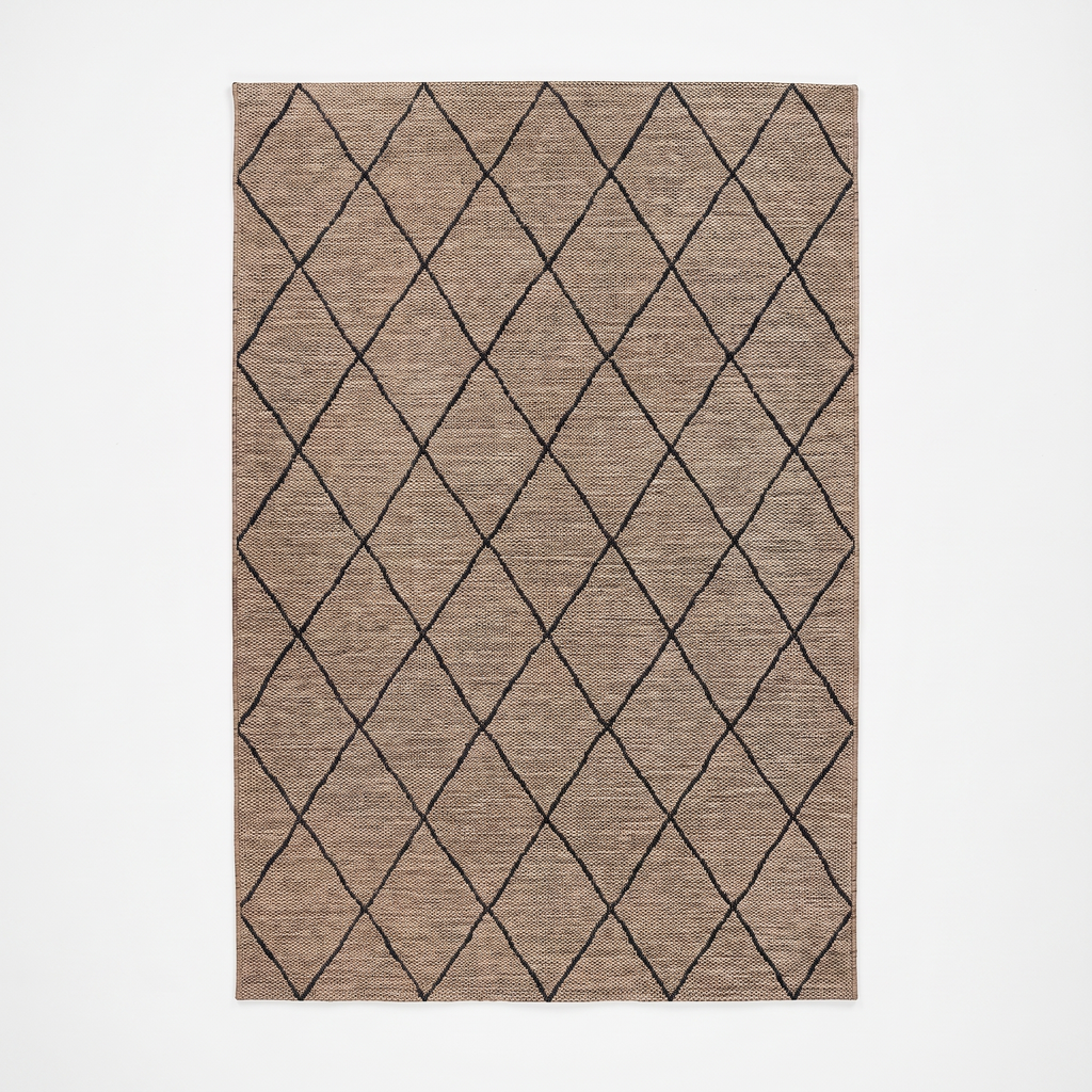 Tapis Cassis Naturel - vue produit fond blanc