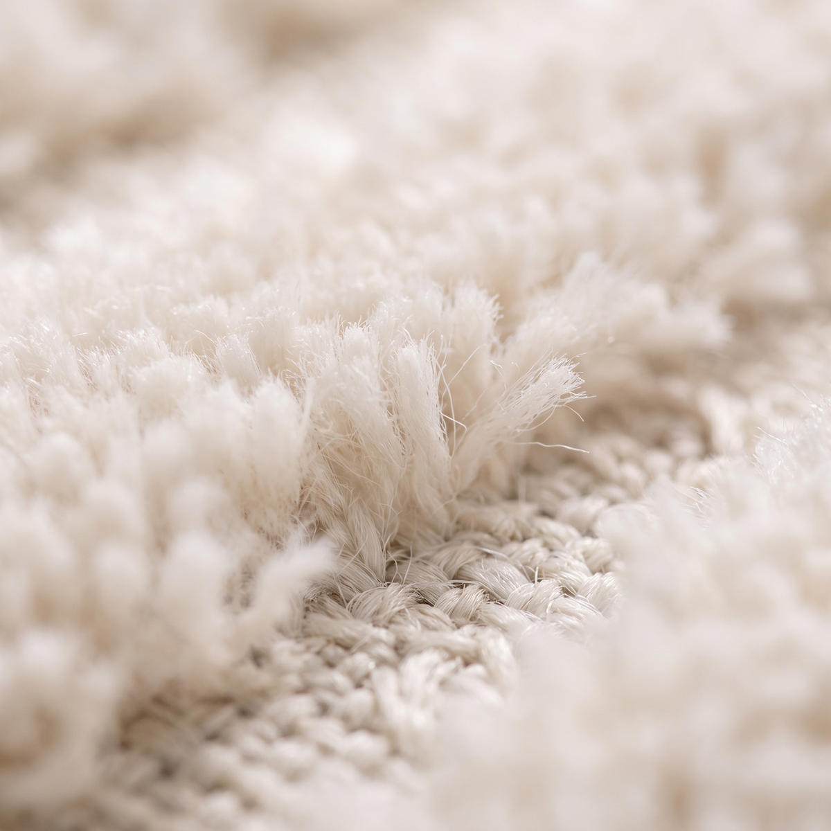 Zoom qualité du tissage du tapis Uzès