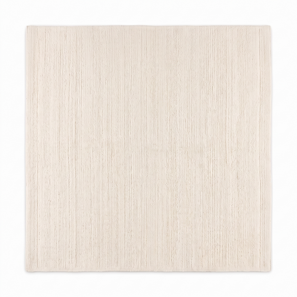 Tapis Moustiers Ivoire - vue produit fond blanc