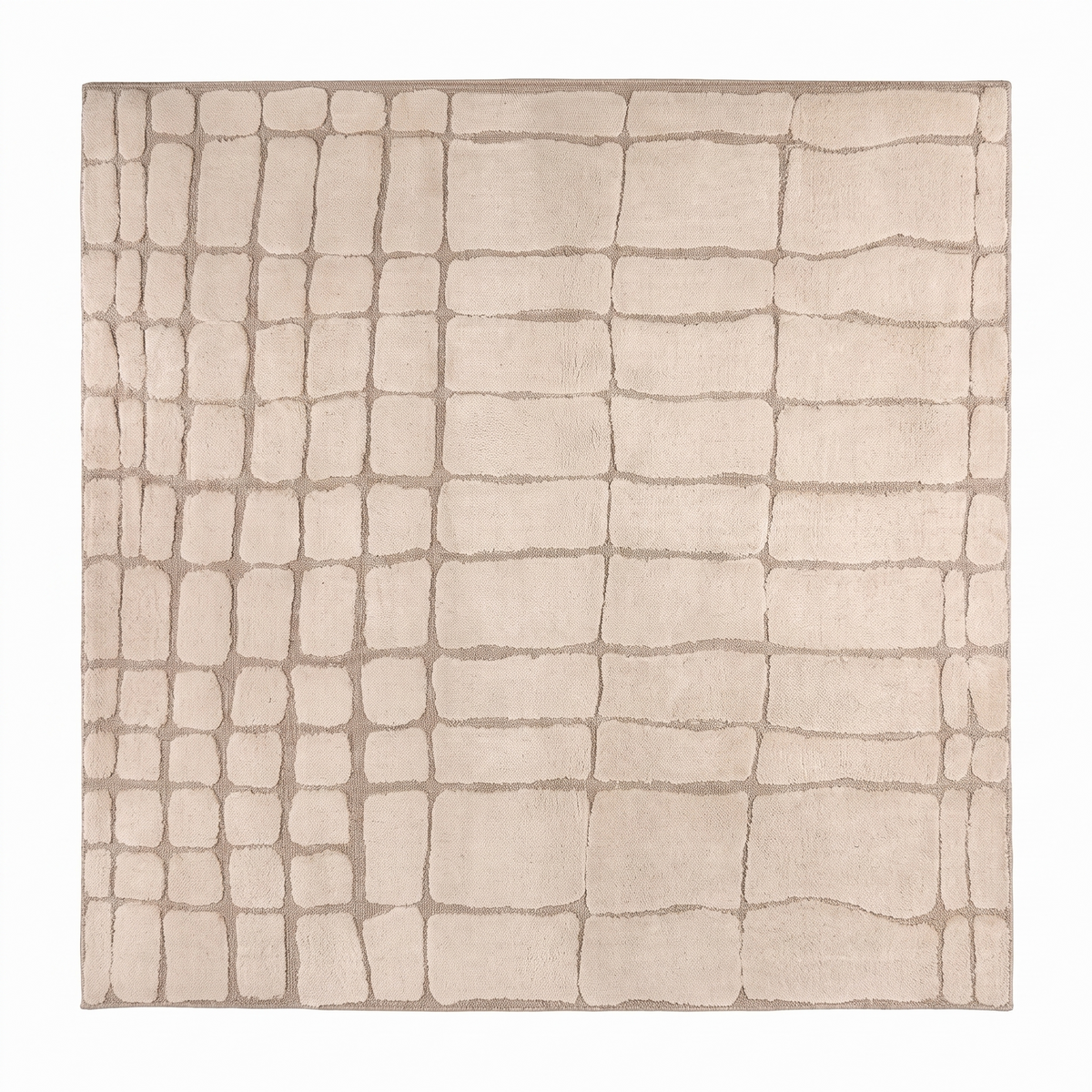 Tapis Eygalières Naturel - vue produit fond blanc