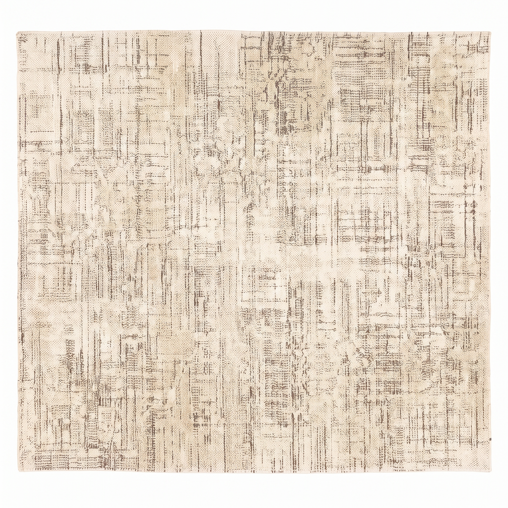 Tapis Valensole Naturel - vue produit fond blanc