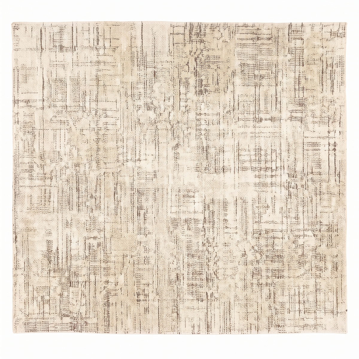 Tapis Valensole Naturel - vue produit fond blanc