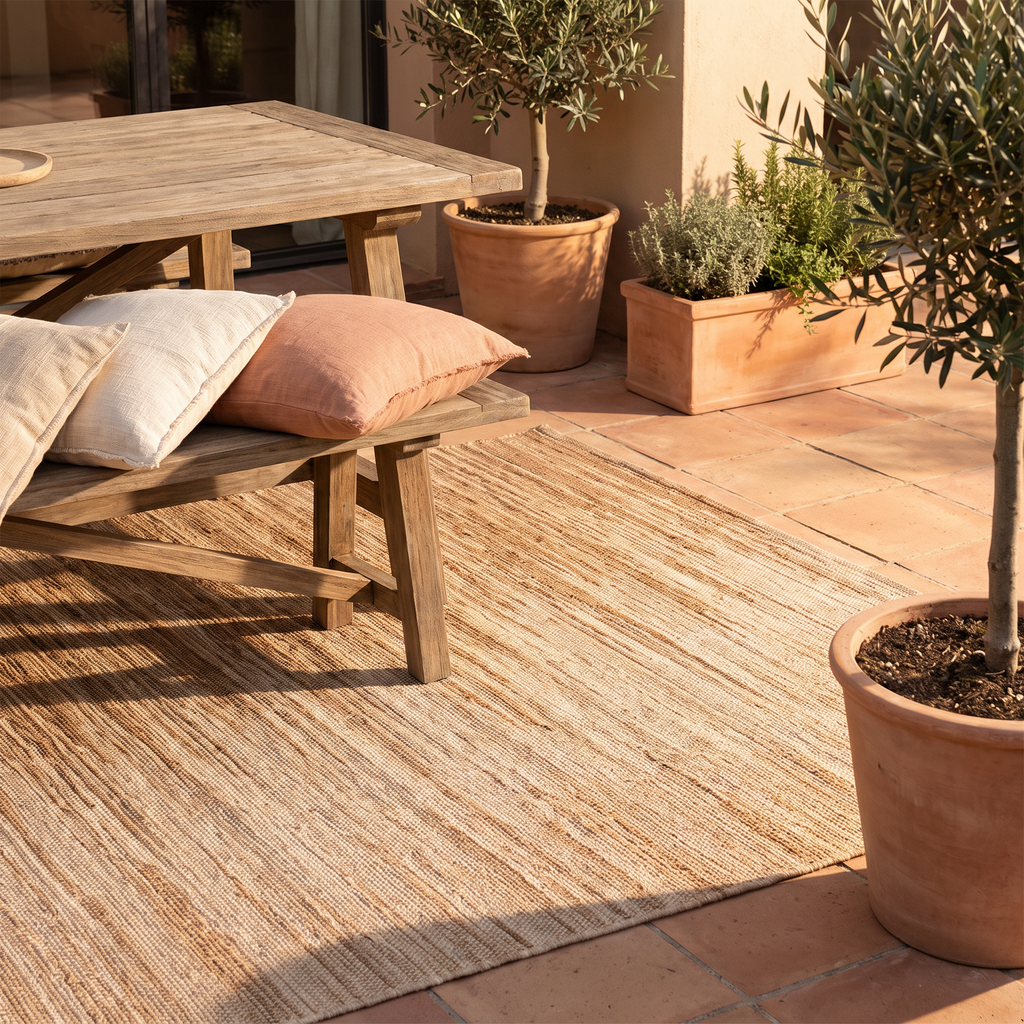 Tapis Gruissan Naturel - terrasse vue large
