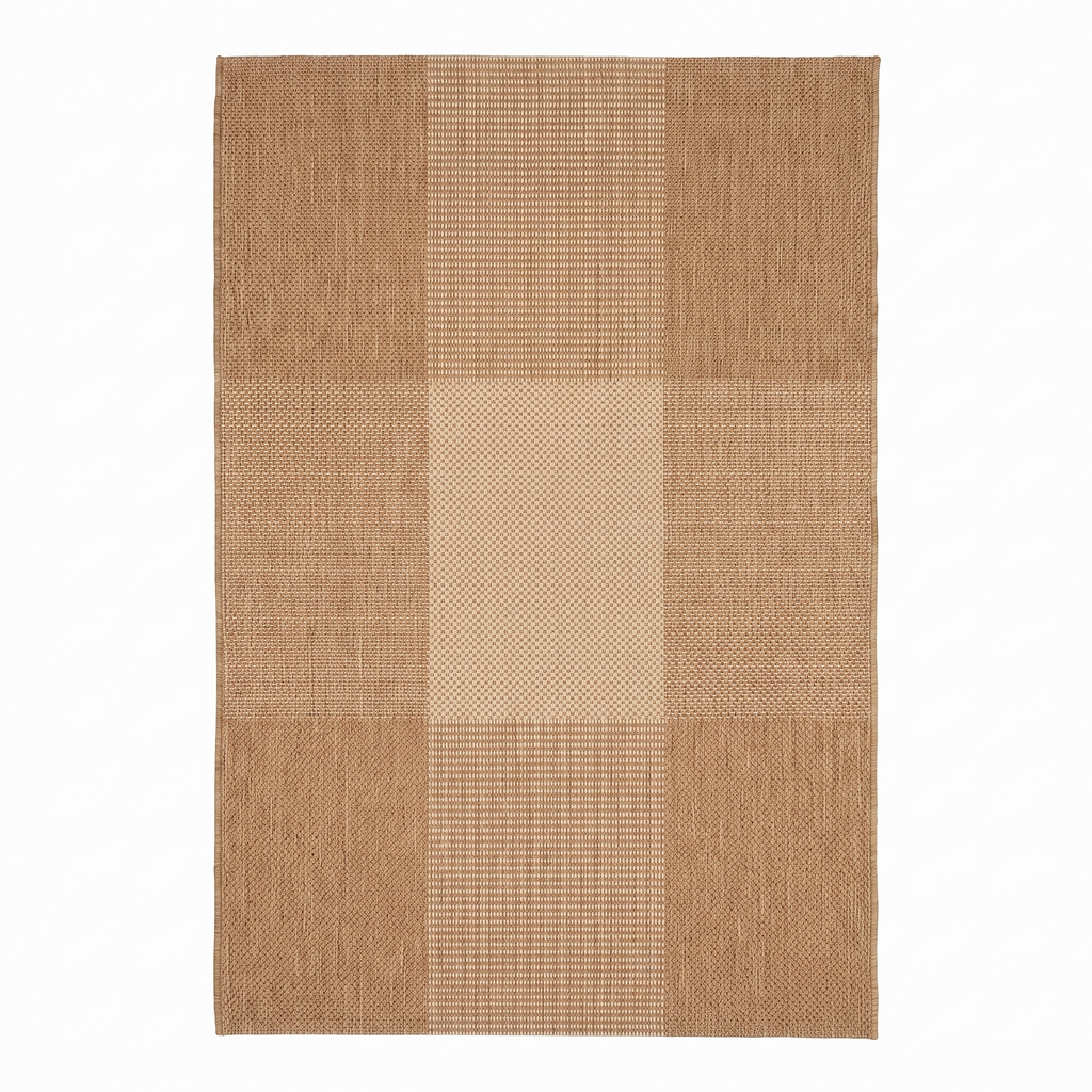 Tapis Leucate Naturel - vue produit fond blanc