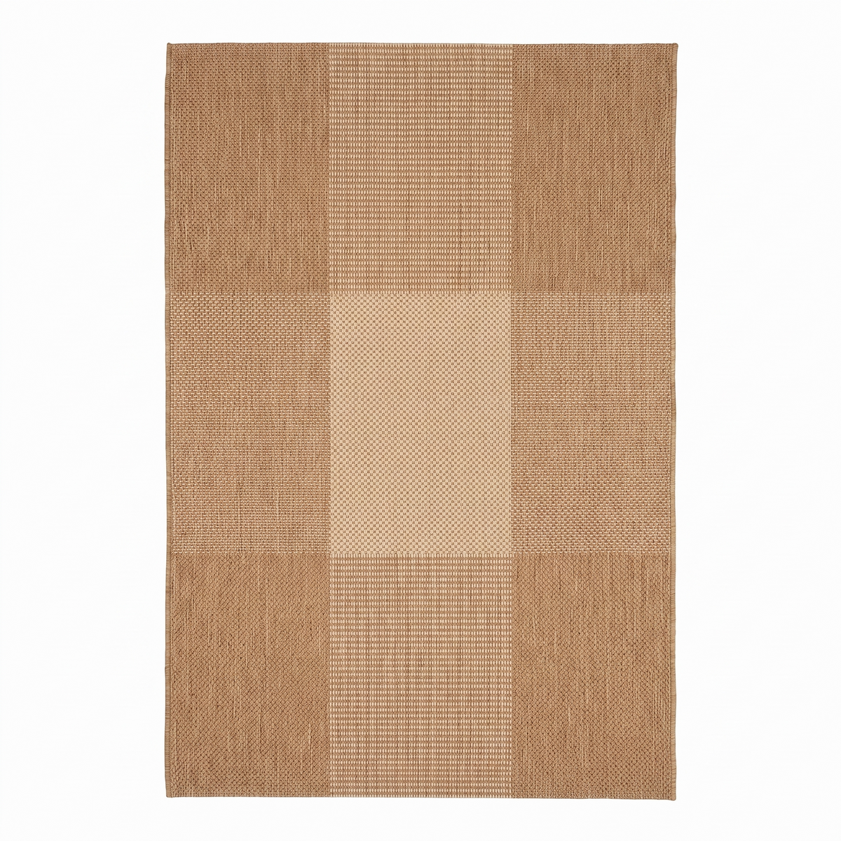 Tapis Leucate Naturel - vue produit fond blanc
