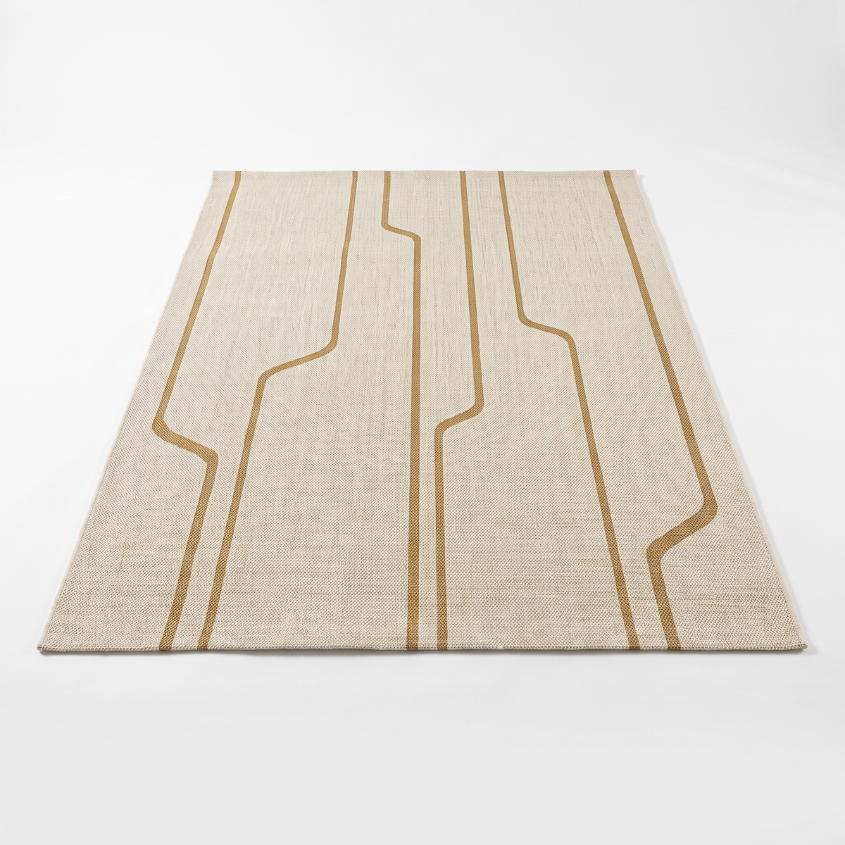 Tapis Lavezzi Naturel - vue produit fond blanc