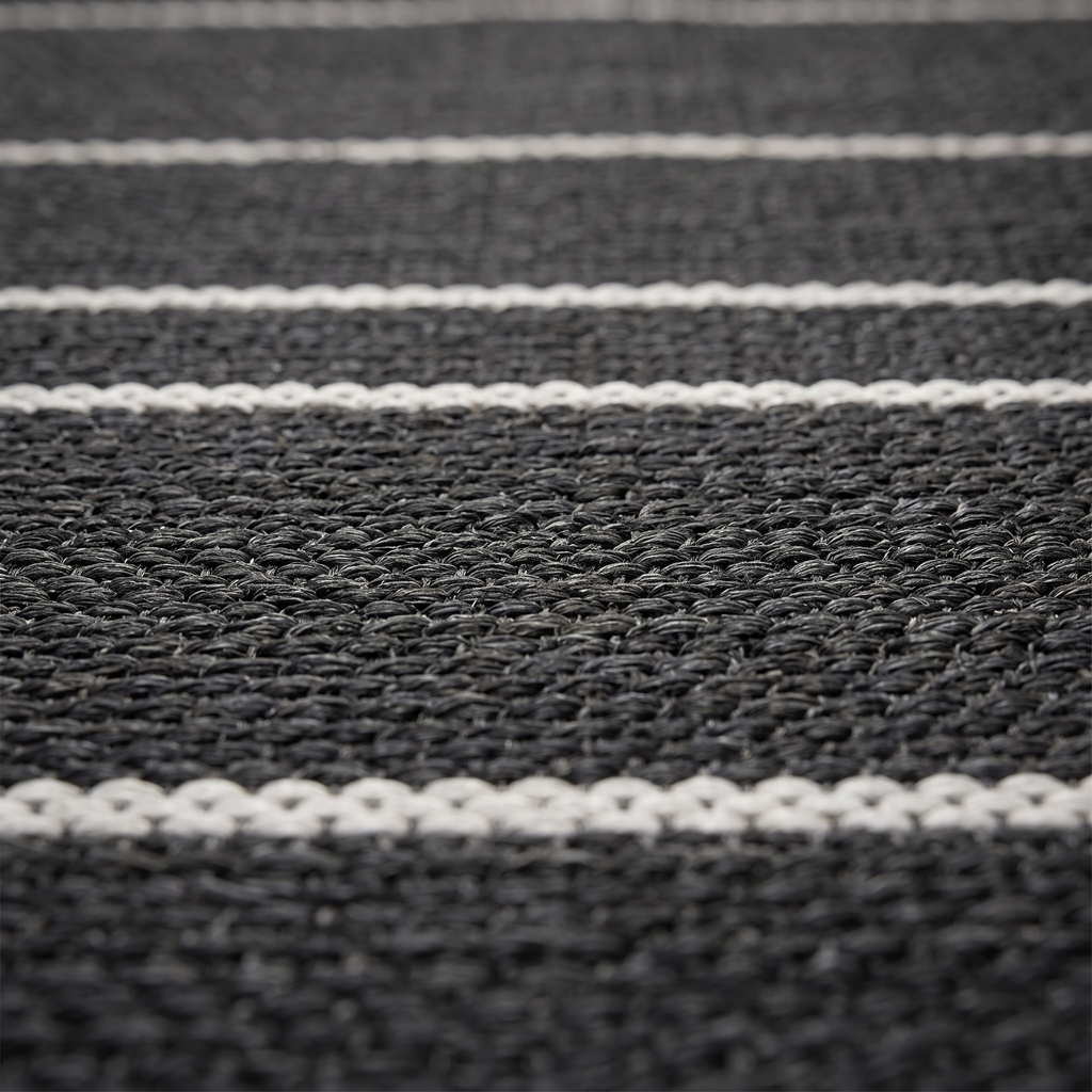 Zoom qualité du tissage du tapis Lavezzi Tonnerre