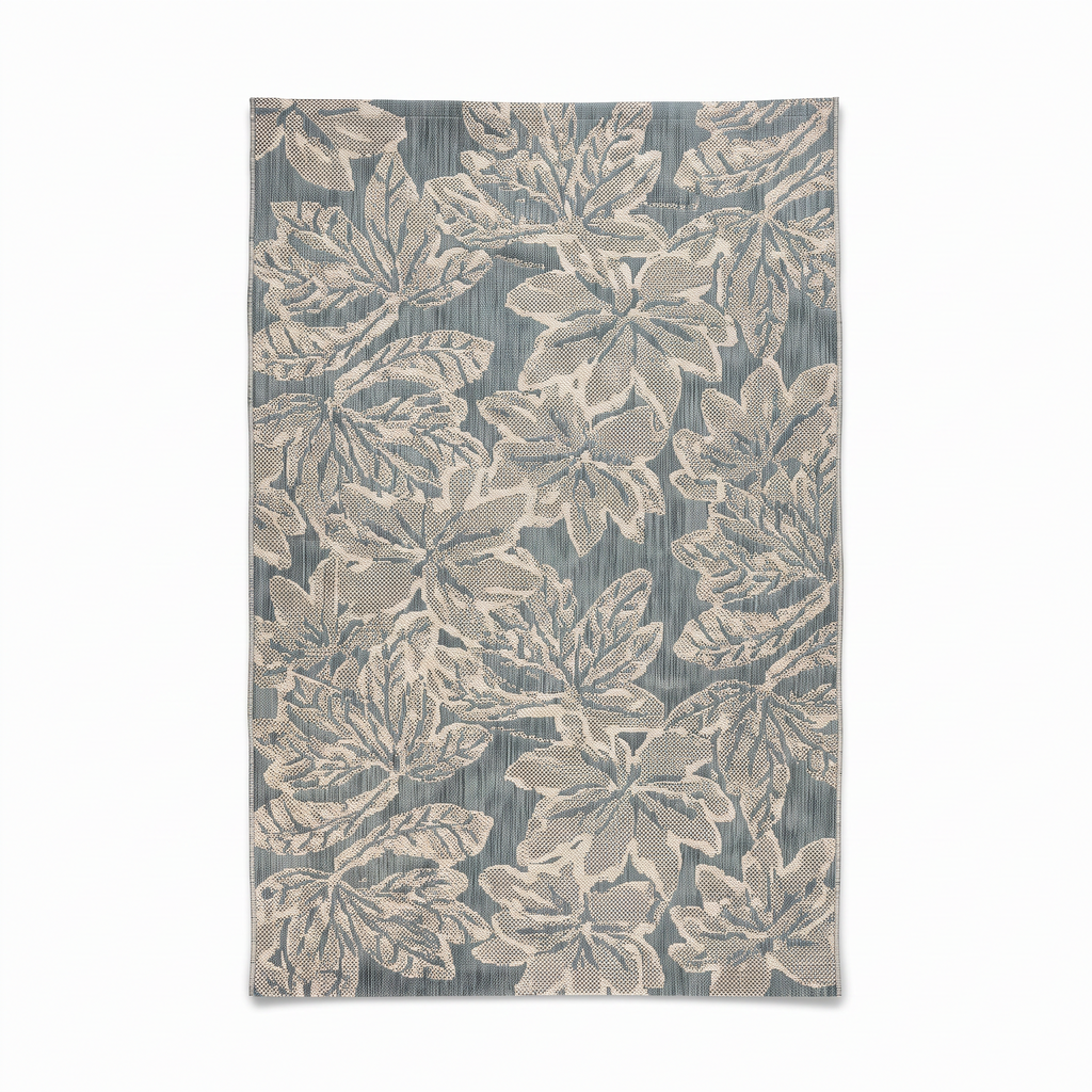 Tapis Sète Acier - vue produit fond blanc