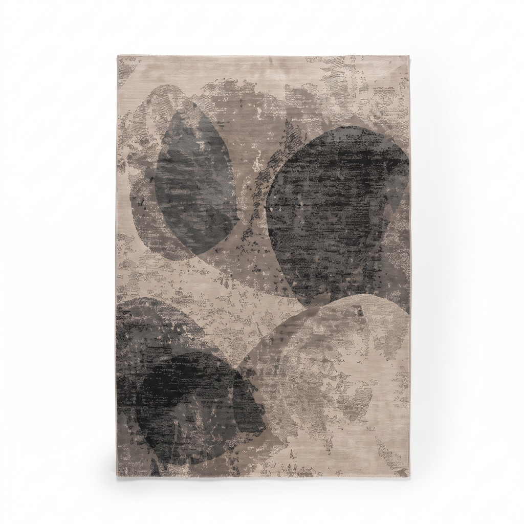 Tapis Belledonne Acier - vue produit fond blanc