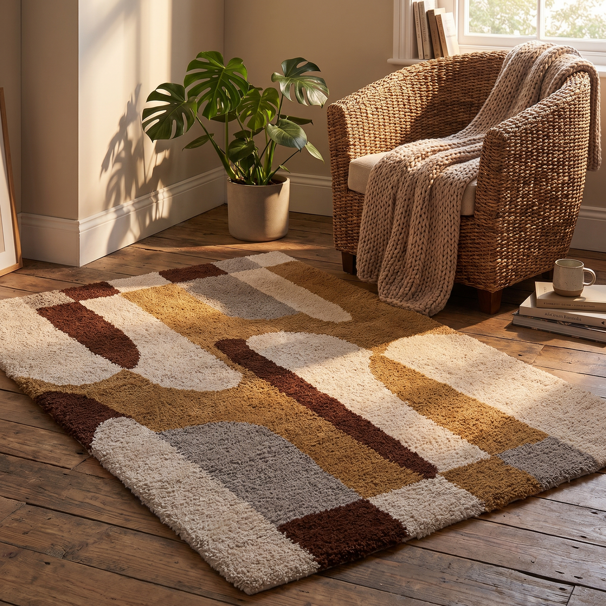 Tapis Ubaye Multico - salon vue large