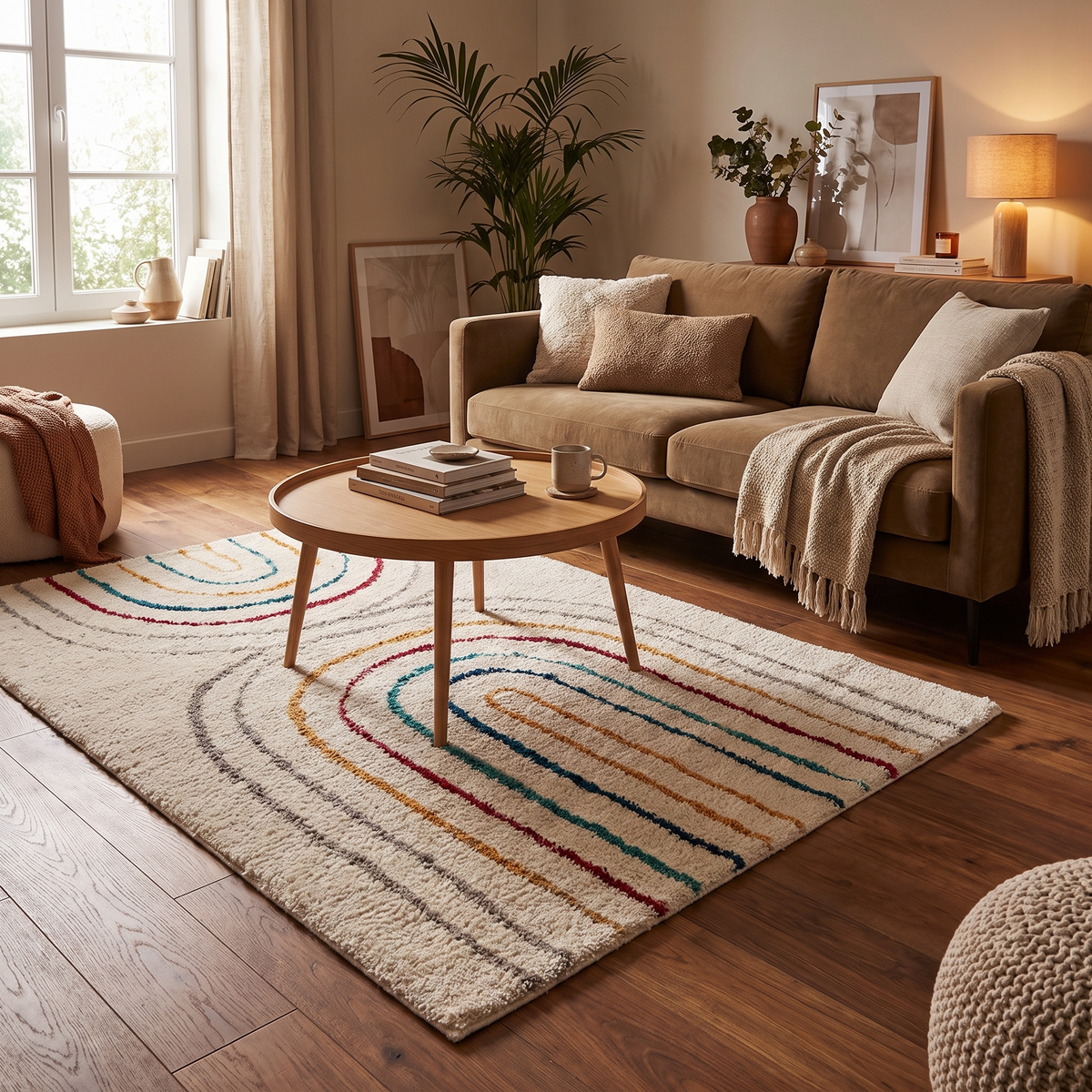 Tapis Lautrec Multico dans un salon