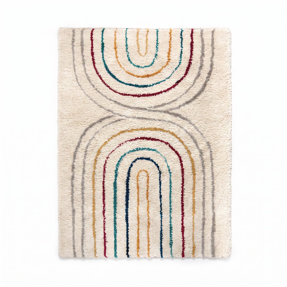 Tapis Lautrec Multico - vue produit fond blanc