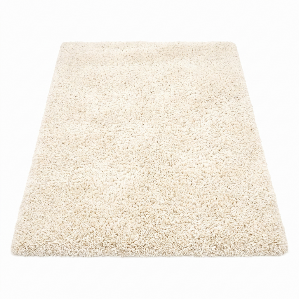 Tapis Deauville Ivoire - vue produit fond blanc