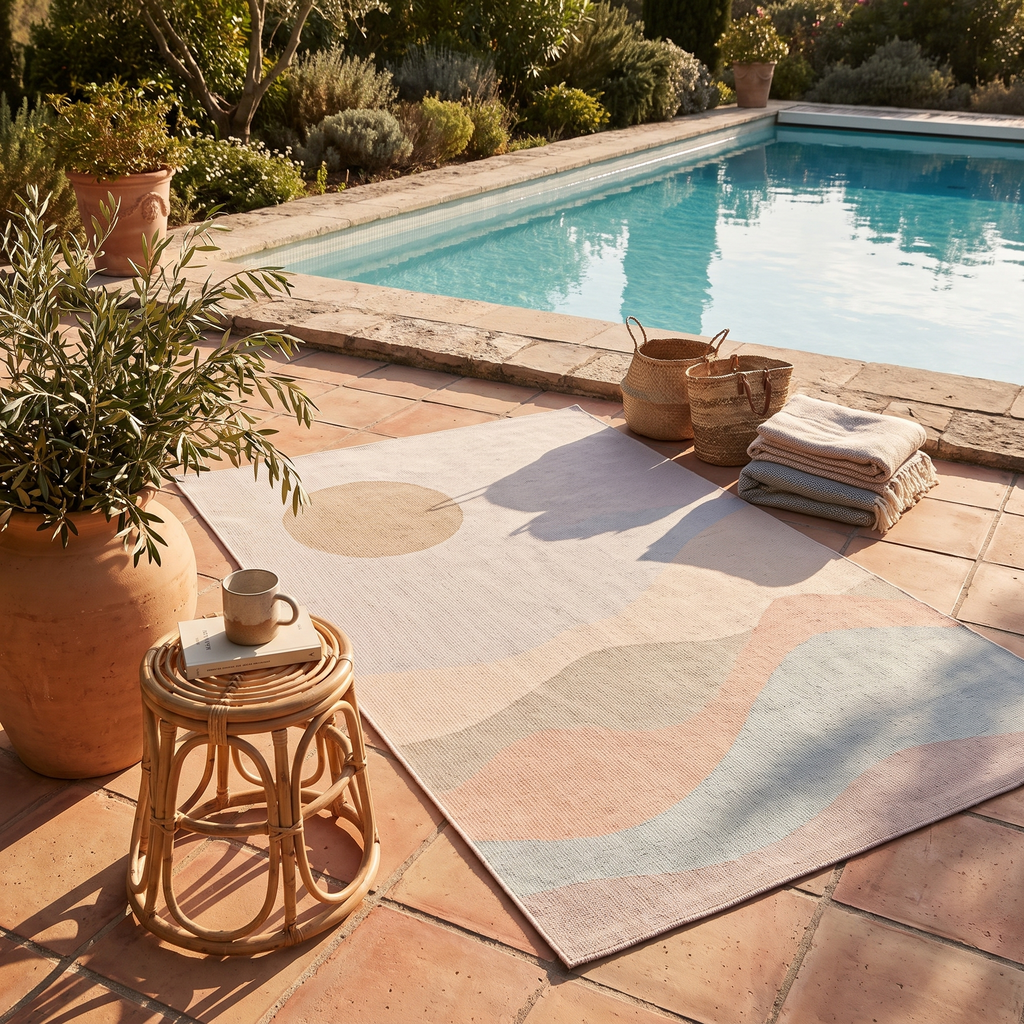 Tapis Hossegor Multico - terrasse vue large