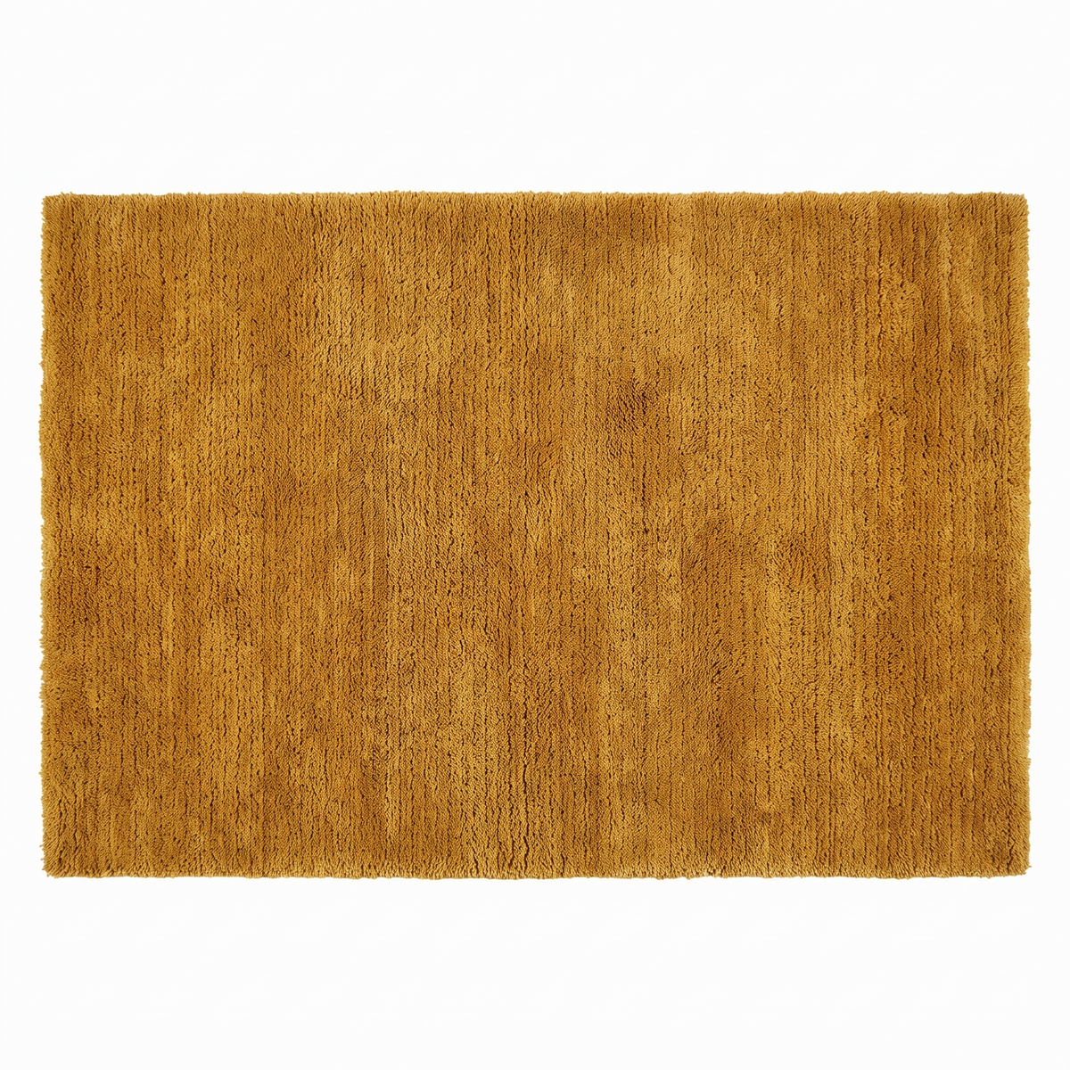 Tapis Arradon Moutarde - vue produit fond blanc