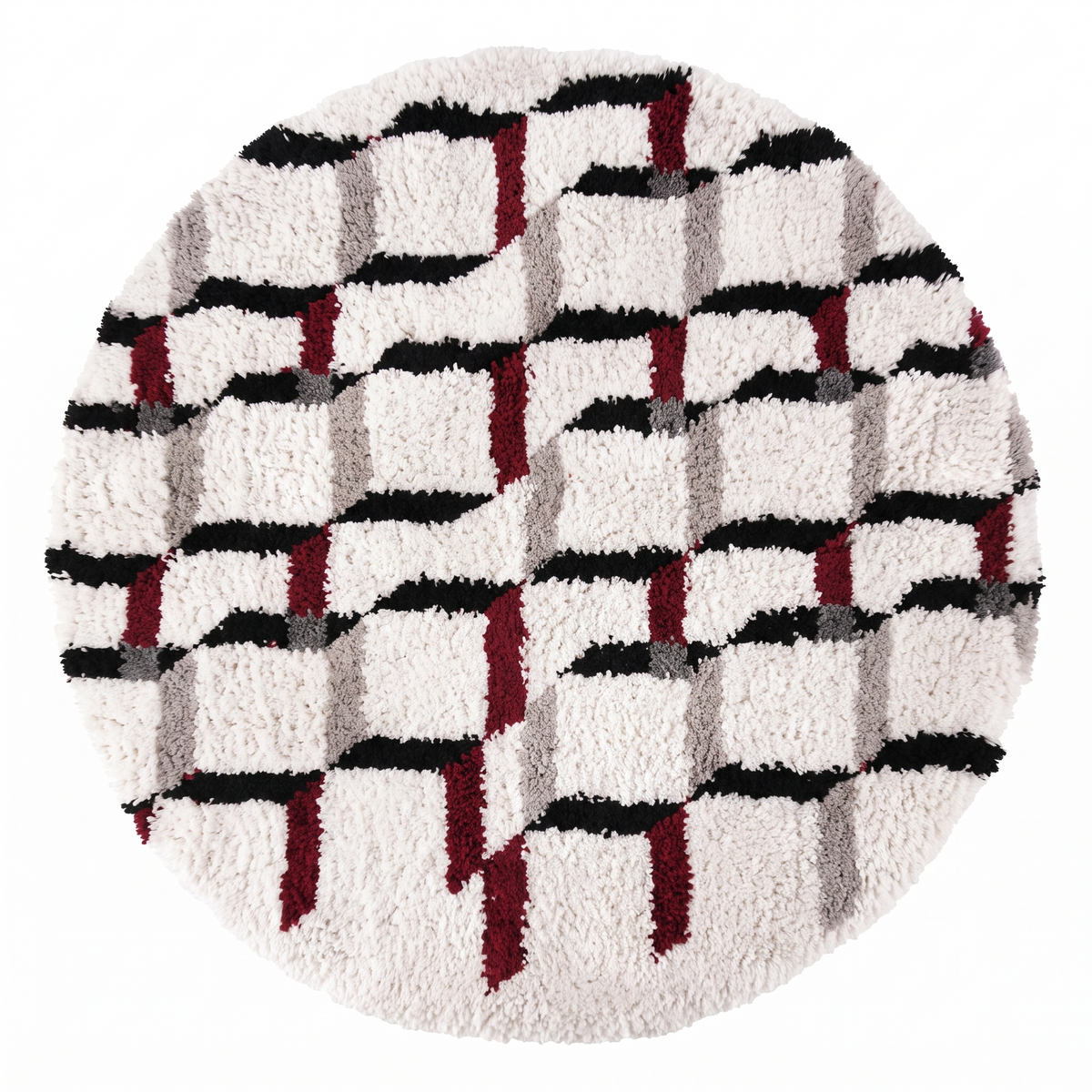 Tapis Chinon Neige - vue produit fond blanc