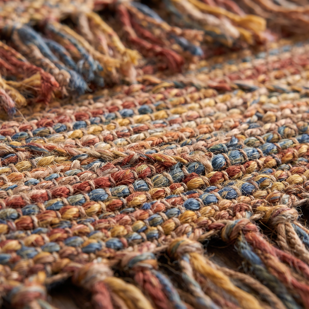 Zoom qualité du tissage du tapis Riquewihr Multico