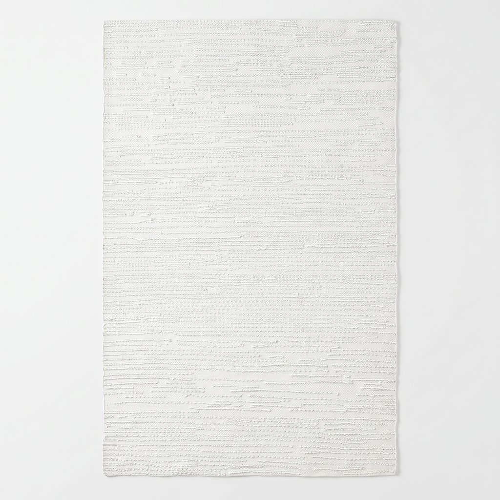 Tapis Colmar Neige - vue produit fond blanc