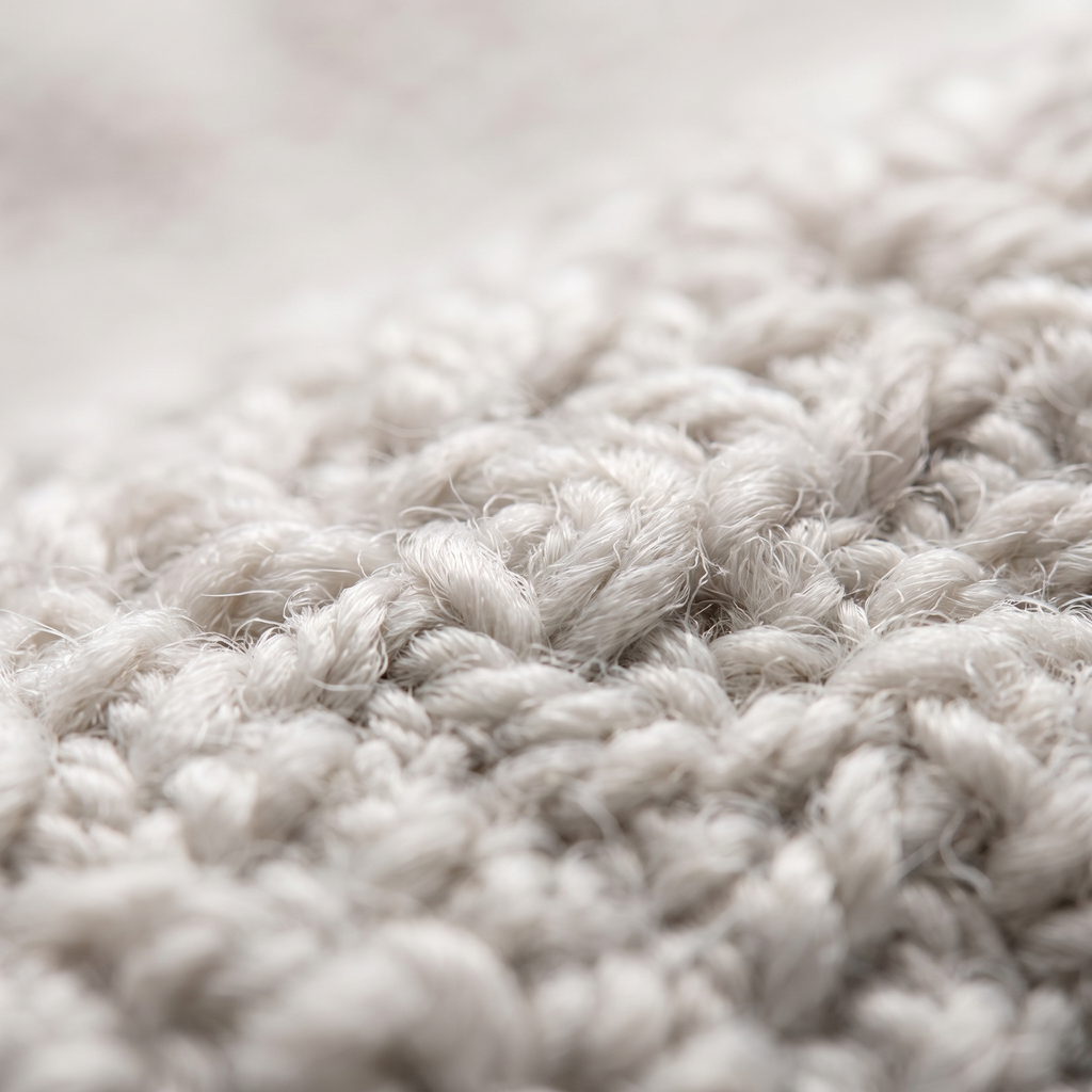 Zoom qualité du tissage du tapis Kaysersberg Perle