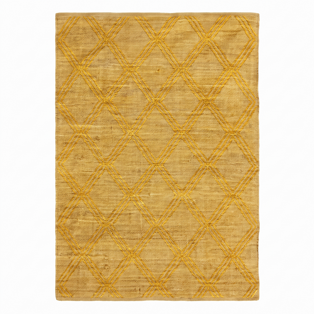 Tapis Orcival Or - vue produit fond blanc