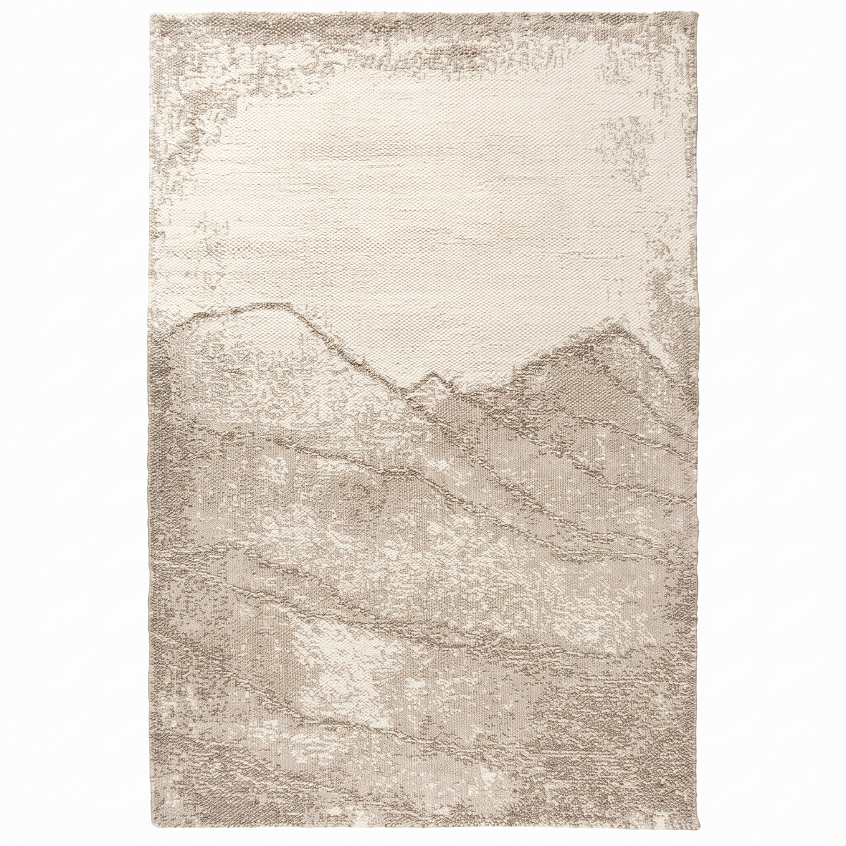 Tapis Barbizon Naturel - vue produit fond blanc