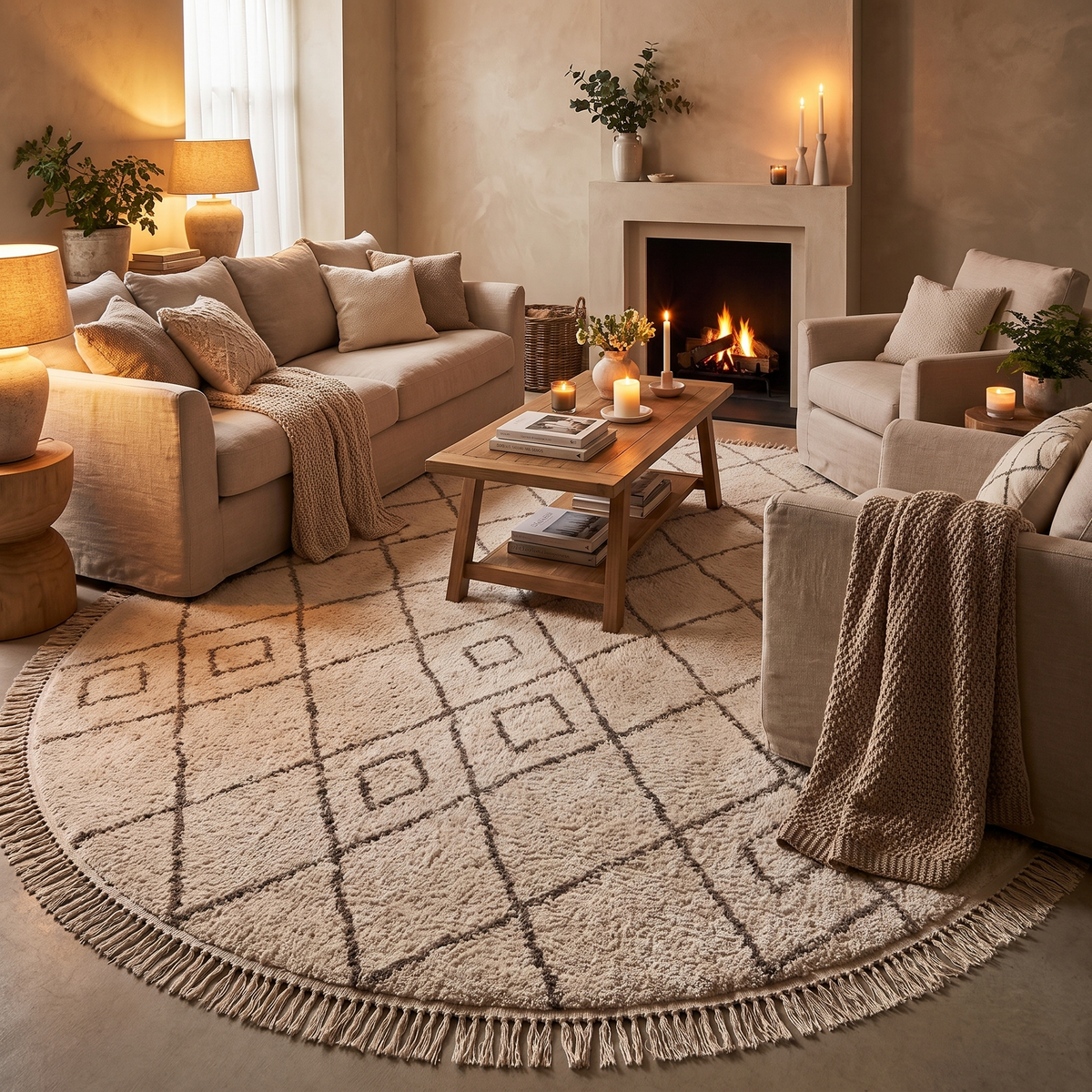 Tapis Provins - salon vue large