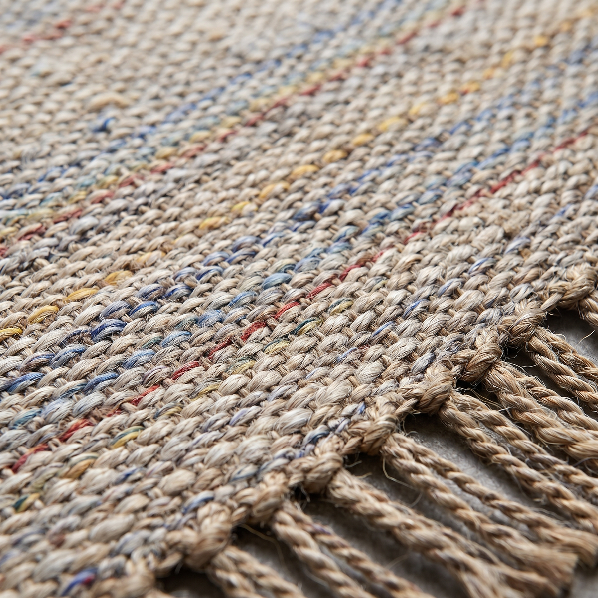 Zoom qualité du tissage du tapis Montmartre