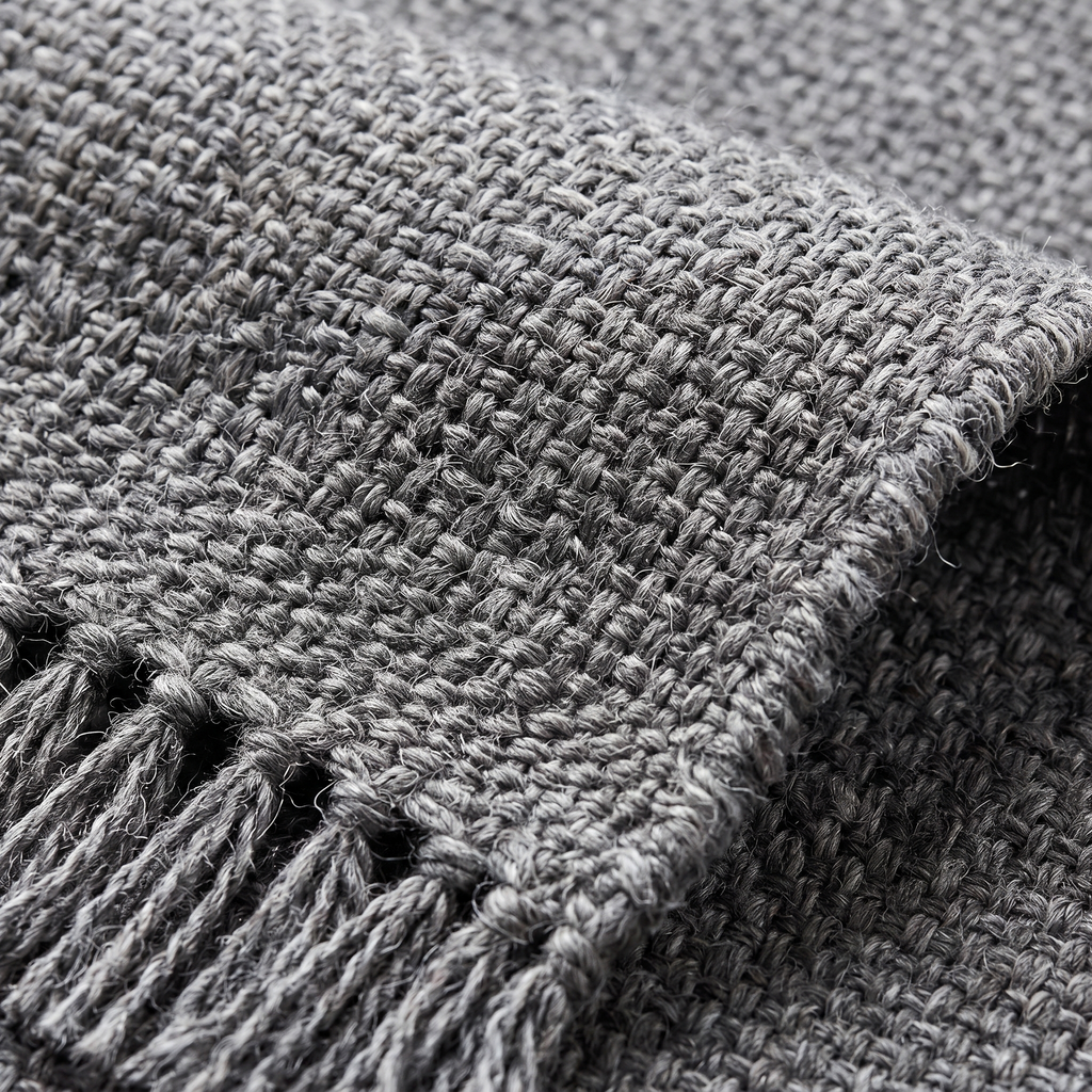 Zoom qualité du tissage du tapis Marais