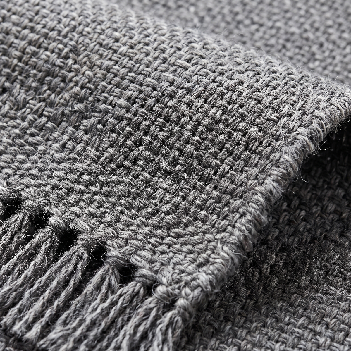 Zoom qualité du tissage du tapis Marais