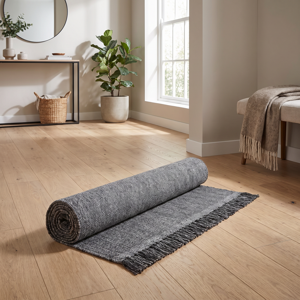Tapis Marais roulé en situation dans une entrée