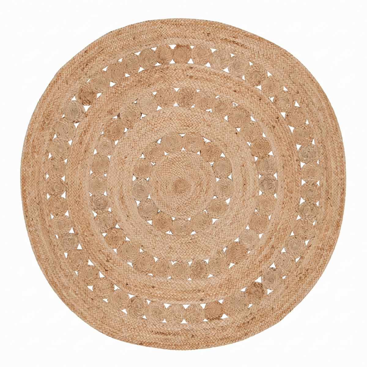 Tapis Minerve Naturel - vue produit fond blanc