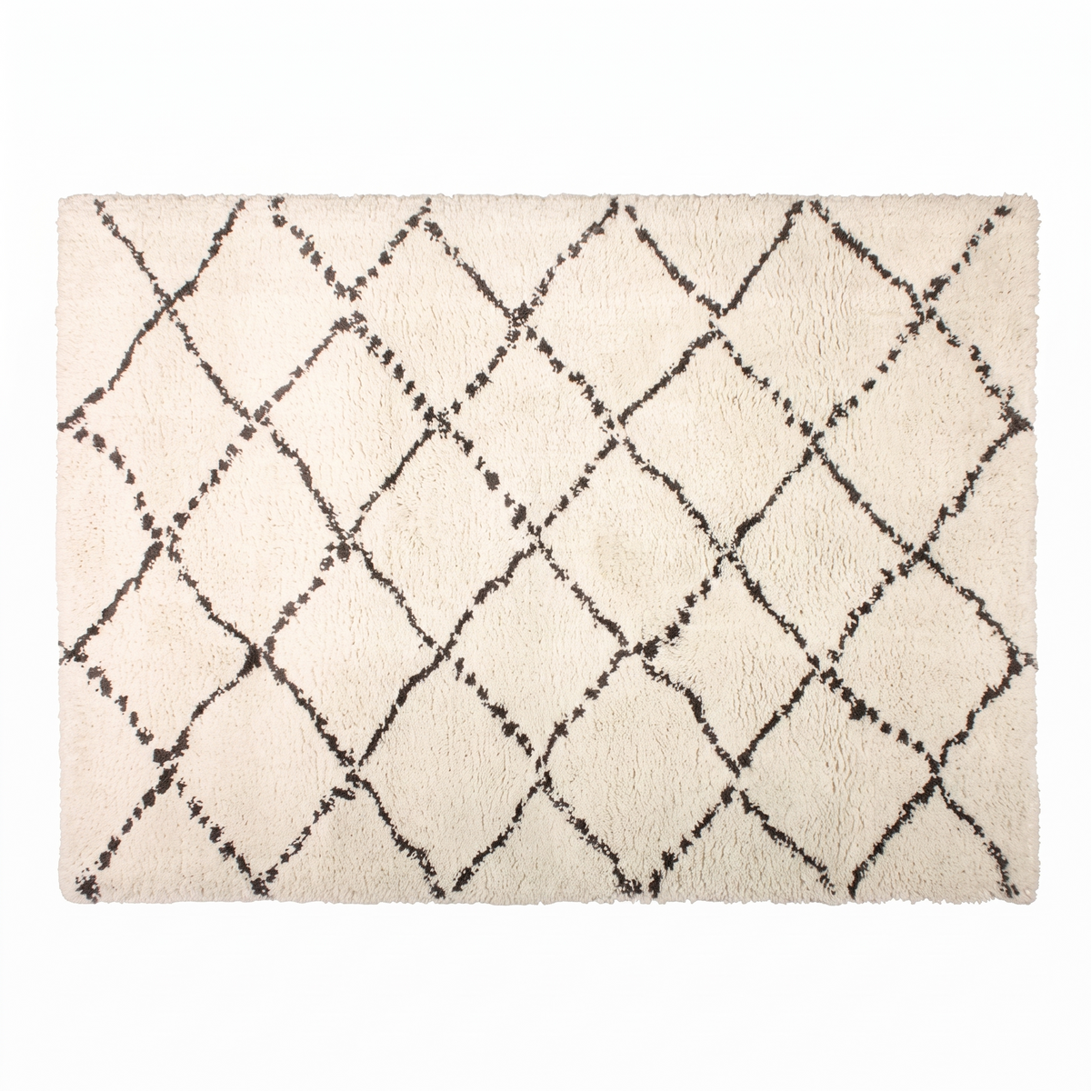 Tapis Pérouges Beige fond blanc studio