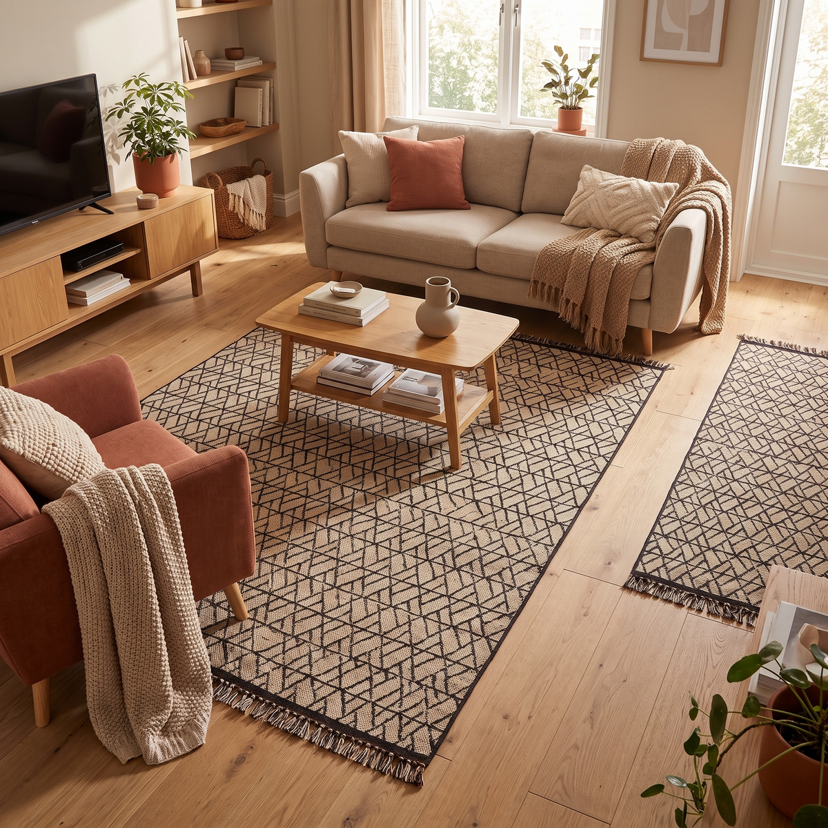 Tapis Collonges Naturel salon