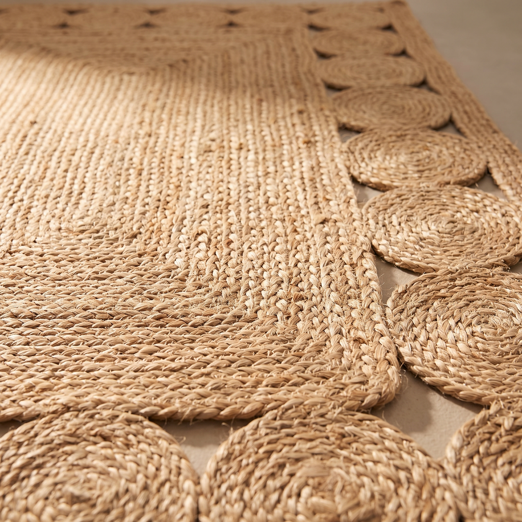 Tapis Charroux Naturel macro texture