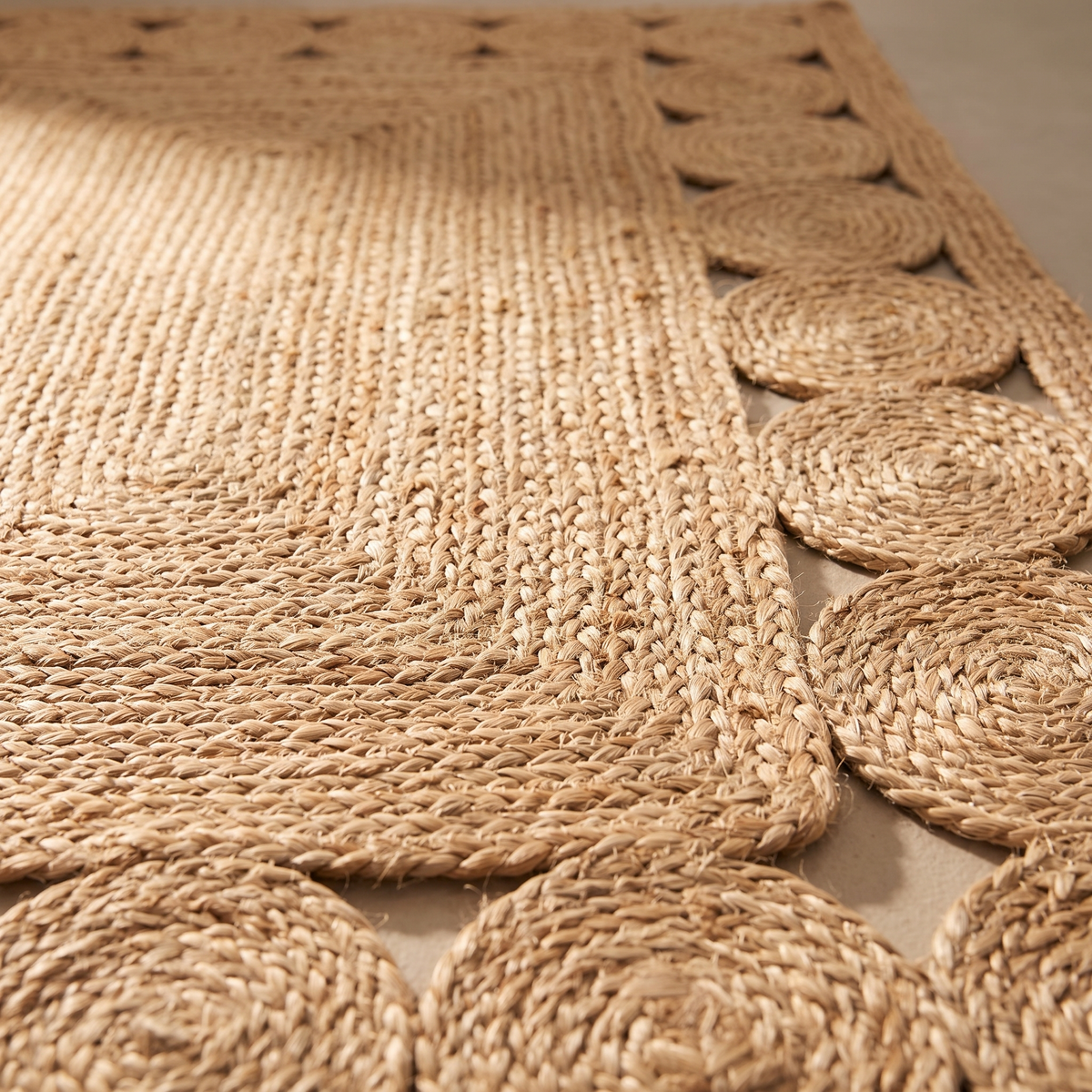 Tapis Charroux Naturel macro texture