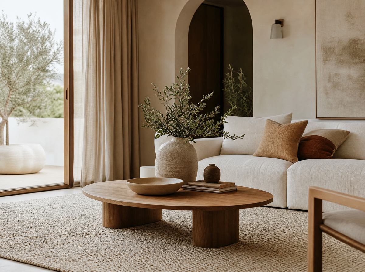 Intérieur chaleureux avec tapis