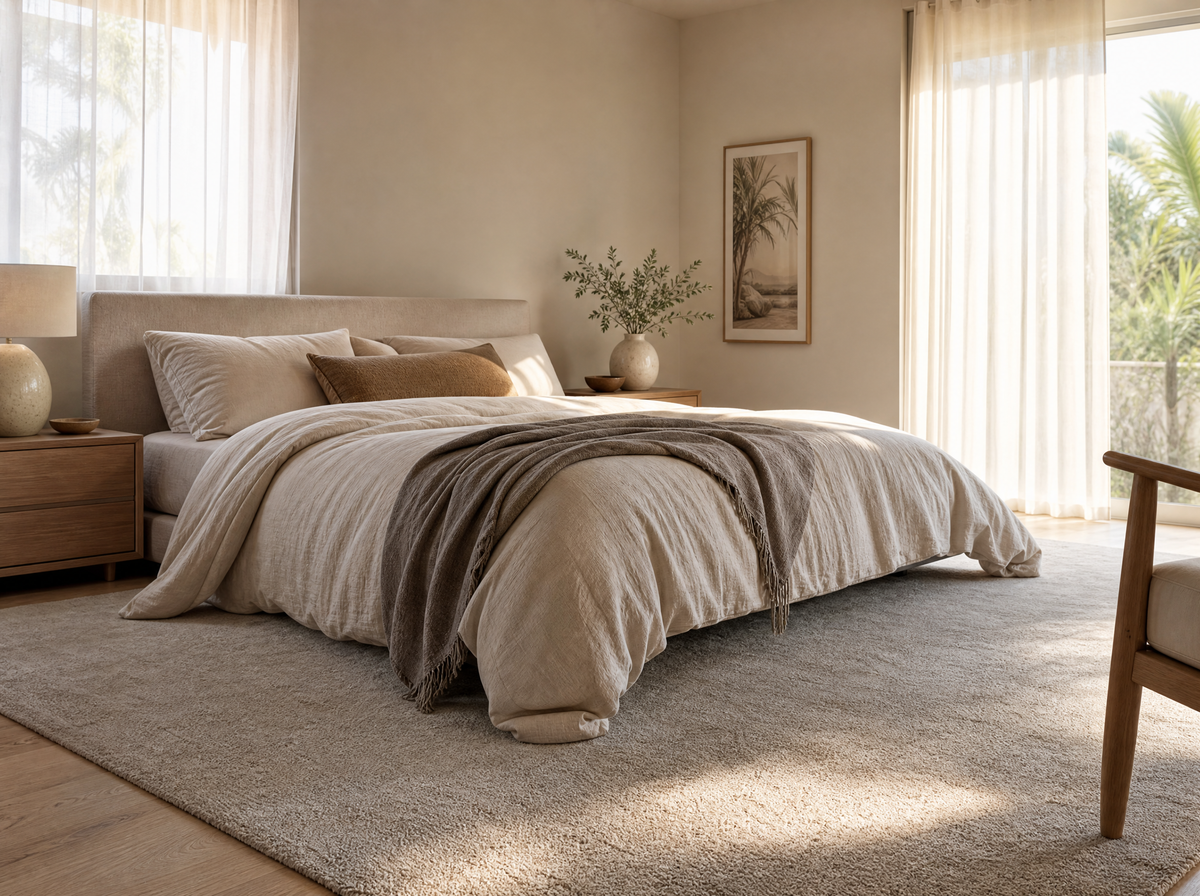 Tapis dans une chambre