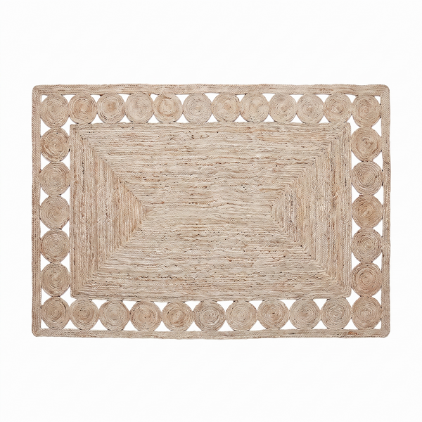Tapis salon Charroux naturel en jute