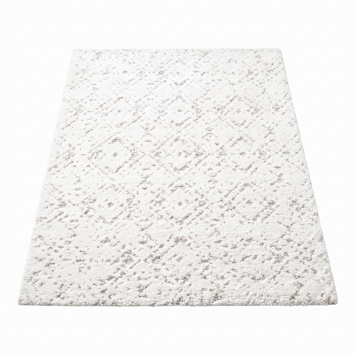 Tapis Gavarnie Neige - vue produit fond blanc