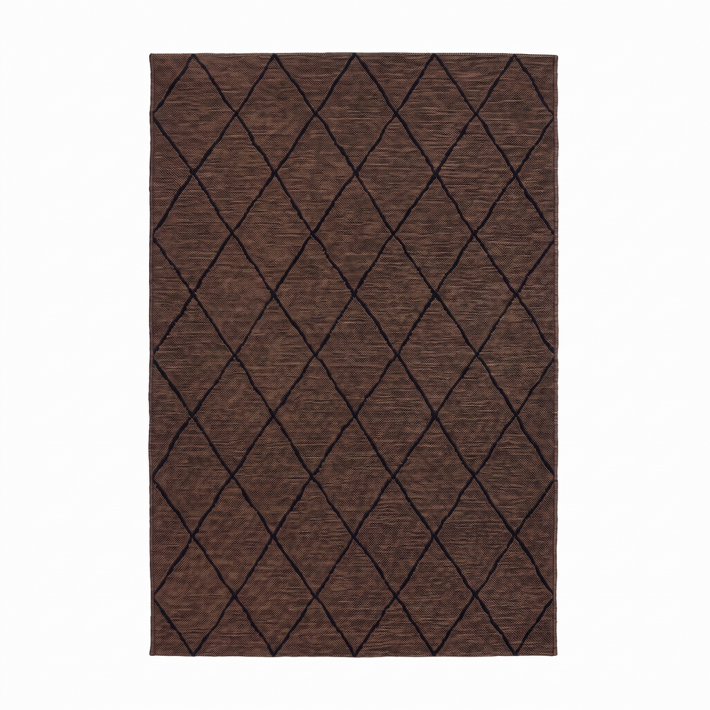 Tapis Cassis Café - vue produit fond blanc