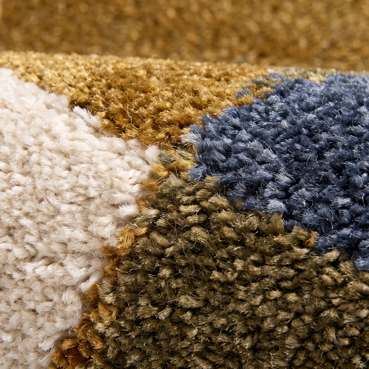 Zoom qualité du tissage du tapis Ossau Thym