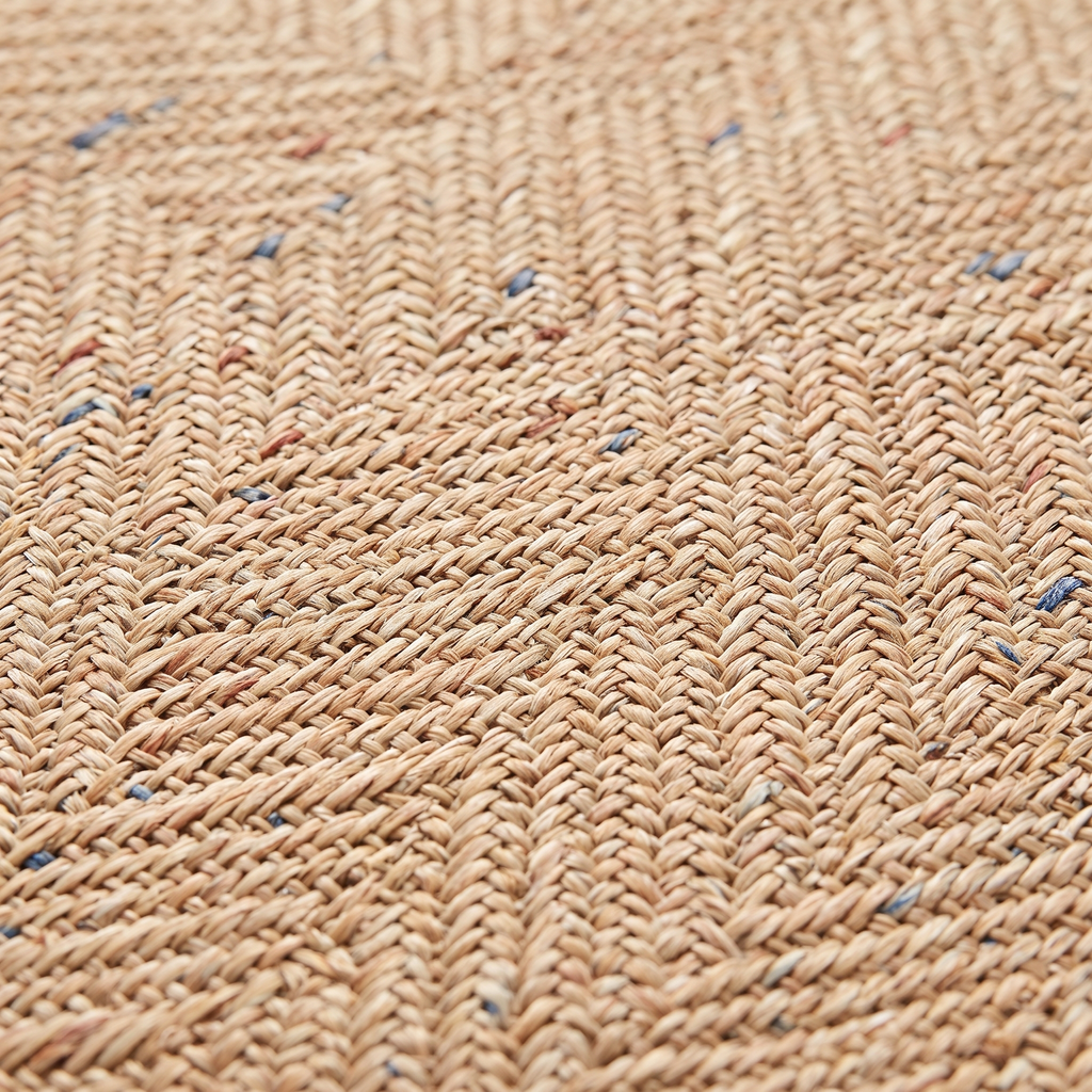 Zoom qualité du tissage du tapis Calvi Multico